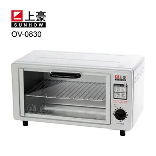 上豪8L單旋鈕電烤箱OV-0830