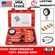 Cylinder Compression Tester Gas Petrol Engine Gauge Tool Kit for Car Motorcycle