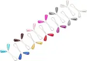 [DEARMAMY] 24pcs Women Scarf Hijab Fixing Clips Muslim Hijab Clamp U-shaped Pearl Clips