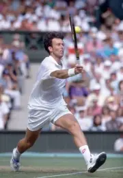 Jeremy Bates of Great Britain at the Wimbledon Lawn Tennis Champio- Old Photo