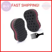 Big Holes & Big Size Barber Hair Brush Sponge Dreads Locking Twist Afro Curl Coi