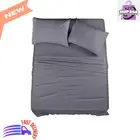Queen Bed Sheets Set - 4 Piece Microfiber Bedding - Fade & Shrinkage Resistant