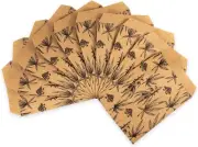 50 Bags of our Cannabis Leaf Print Flat Merchandise Bags, 100% Recyclable and...