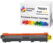 Yellow Compatible Toner Cartridge for Brother TN-255Y TN255Y (2,200 Pages) for DCP9015CDW HL3150CDN HL3170CDW MFC9140CDN MFC9330CDW MFC9335CDW MFC9340CDW