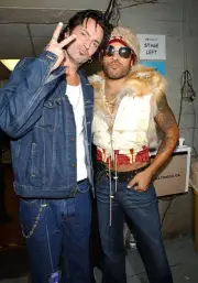 Tommy Lee & Lenny Kravitz backstage at the My VH-1 Music Awards 20- Old Photo
