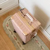 在飛比找Yahoo!奇摩拍賣優惠-爆贊高檔鋁框行李箱HINOMOTO靜音輪拉桿箱結實箱
