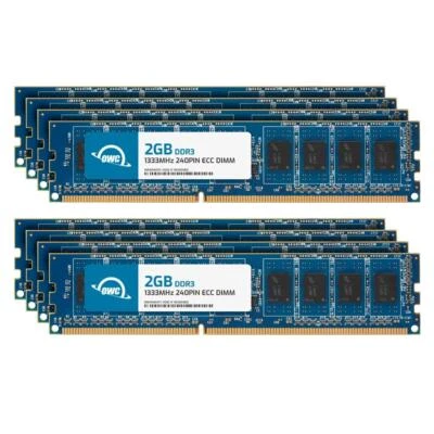 OWC 16GB (8x2GB) DDR3L 1333MHz 1Rx8 ECC Unbuffered UDIMM 240pin Memory RAM