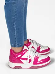 Pink Patent Out Of Office Trainers