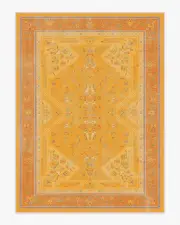 275' x 365' | Machine Washable Runner Rug | Kid & Pet Friendly | Indoor Rug | Iris Apfel Colourful Loom Mango Rug | Ruggable
