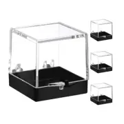 4 Pcs Specimen Display Box Rock Collection Case and Mineral Cases