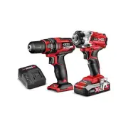 Ozito PXC 18V Cordless Compact Drill And Impact Driver Kit PXCDIK-250