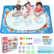 Large Magic Water Doodle Mat Drawing Board with Accessories Educational Toy for