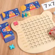 Wooden Math Multiplication and Addition Board 2 in 1 Montessori Children qrREA