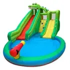 Lifespan Crocadoo Slide & Splash - Kids Climb and Slide Inflatable Play Pool