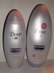 DOVE FRIZZ CONTROL THERAPY WITH REPAIRING SERUM 1 SHAMPOO 1 CONDITIONER