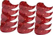 Toyvian 15pcs Right Handed Shaped Guitar Pick Guard Sticky Plate Musical Instrument Accessories for Acoustic Folk Guitar Protection Supplies