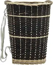 Firewood Backpack with Carrying Belts 50x44x58 cm - Rustic Natural Willow Log Holder - Outdoor/Indoor Fireplace Accessories