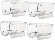 WATIIFUFU 4pcs Wine Bottle Holder Small Wine Rack Refrigerator Countertop Storage