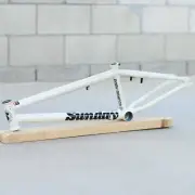 SUNDAY BMX PARK RANGER BICYCLE FRAME GLOSS CLASSIC WHITE