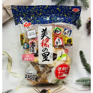 ［迷路商店］日本 三幸製菓 美稻的里仙貝 美稻の里米果 綜合仙貝 綜合米果 家庭號 240g