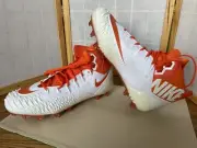 Nike Mens Force Savage Pro TD P Football Cleats White Orange Sz 15 - NWB!