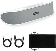 Goobay Portable Mini Stereo Soundbar, White