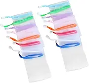 ARTSEWPLY Shower Foaming Nets 20pcs Soap Saver Bag Handmade Soap Bath Foaming Net Random Color