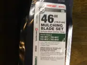 NEW~Troy-Bilt 46" Mulching Blade Set Star Center Hole 942-0611, 942-0612 *3 Cnt