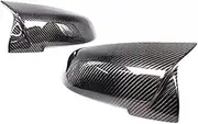DEMULAX Rear View Side Mirror Cover, for, 1 2 3 4 X Series F20 F21 F22 F23 F30 F32 F36 X1 E84 F87 M2 Real Carbon Fiber Accessories Replacement Covers Car Wing Mirror Cover