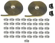 1975-81 Camaro Or Firebird Coupe Windshield, Back Glass & Molding Install Kit