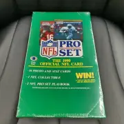 1990 Pro Set NFL Football Series 1 Factory Sealed Box Smith Sanders MINT
