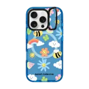 iPhone 16 Pro Impact Ring Stand Case MagSafe Compatible Rainbow by Katie's Collective