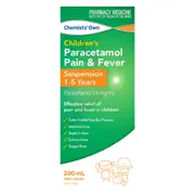 [Chemists' Own] Chemists Own Children's Paracetamol Suspension 1-5 Years 200ml