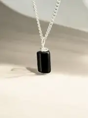 Black Tourmaline crystal jewellery Necklace HANDMADE BY TBOS