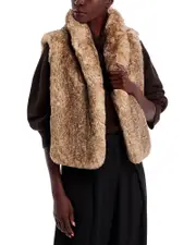 Vanessa Bruno Marcello Faux Fur Vest