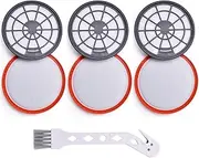 Artraise 3 Pack Type 95 Filters for Vax Replacement Filter Pre & Post Motor Filter Kit for Vax Air Compact Series Upright Vacuum Cleaners