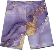 [Caihoyu] Shorts for Toddler Girls Elastic Cotton Gym Shorts Gymnastics Leotards for Beach