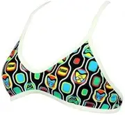 Diana Double Bikini Top Girl - Black/White