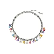 [Marc Jacobs] Marc Jacobs Daisy Necklace ONE SIZE SILVER