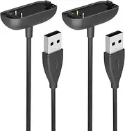 Sinoacc Charger for Fitbit Inspire 3 Health & Fitness Tracker 3.3Ft Fast Charging Replacement Fitbit Inspire 3 USB Charging Cable Dock (not for Fitbit Inspire/Inspire 2) - 2Pack