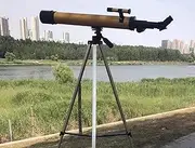 Astronomical Telescope, Entry Refractive Telescope 45°Mirror HD High-Powered Dual-Purpose Erect Telescope, Stargazing Moon