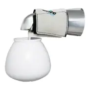 Sprite Filtered Bath Ball White – Made in USA – Chlorine filter cartridge incl.