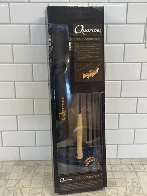 Quarrow Trout Fly Fishing Combo Outfit Kit With Rod And Reel Case