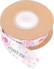 WEKAMOS Mothers Day Ribbon Yards Flamingo Print Present Wrap Ribbon for DIY Decorations Packaging Birthdays Weddings Thanksgiving Vibrant and Elegant Crafting Material