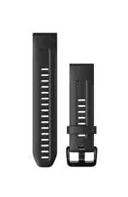 Garmin 010-13102-00 QuickFit 20 mm Black Silicone Replacement Watch Band