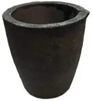 #1 1KG MegaCast, Foundry Clay Graphite Crucibles Black Cup Furnace Torch Melting Casting Refining Gold Silver Copper Brass Aluminum