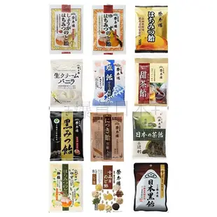 +東瀛go+榮太樓 蜂蜜/日本茶/甜茶/黑糖/肉桂/生薑/柚子/十品目/香草生奶油/梅味鹽 硬糖 (6.9折)