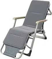 Zero Gravity Lounge Chair, Zero Gravity Chair, Reclining Lounge Chair with Removable Cushion for Indoor and Outdoor, Adjustable Ergonomic Patio Recliner Folding Reclining Chair Lounge Chair (Color :