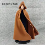 1:6 Brown Cloak Coat Clothes Accessories Fit 12inch Male/Female Soldier Doll Toy