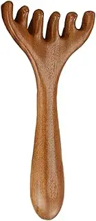 Natural Wooden Scalp Massager Comb - Sha & Tool Massage With Wide Tooth, Round Tooth Comb, Manual Tool, Fatigue Relieve
